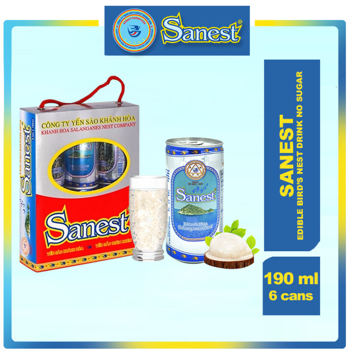 Sanest Khanh Hoa Bird S Nest Drink Sugar Free In Can Ml Cans