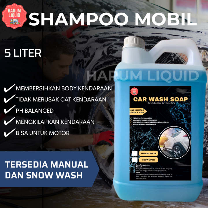 Shampoo Mobil Dan Motor Liter Snow Dan Manual Lazada Indonesia