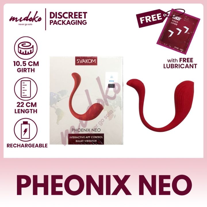 Midoko Svkm Phoenix Neo Interactive App Controlled Bullet Vibrator Sex