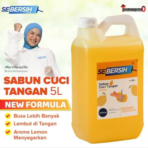 PROMO Sabun Cair Cuci Tangan Hand Wash Hand Soap Lemon 5 Liter SEBERSIH