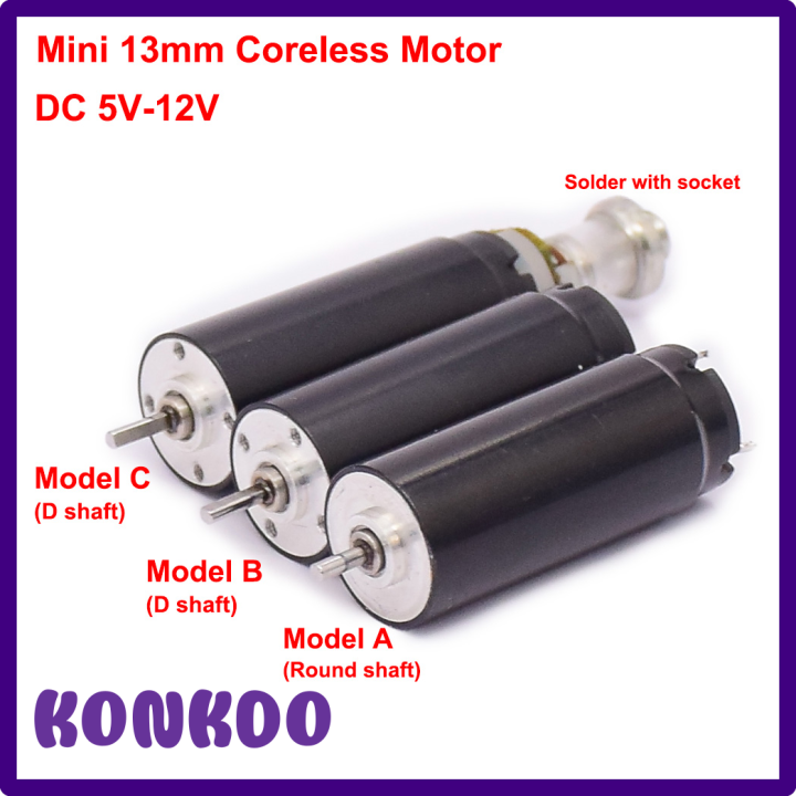 Konkdo Mini Mm Pole Rotor Motor Dc V V Micro Magnetic Big