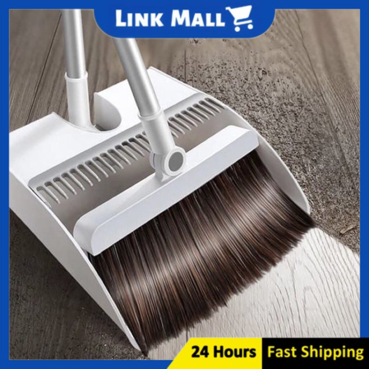 In Foldable Sweeper Broom With Dustpan Set Penyapu Penyodok