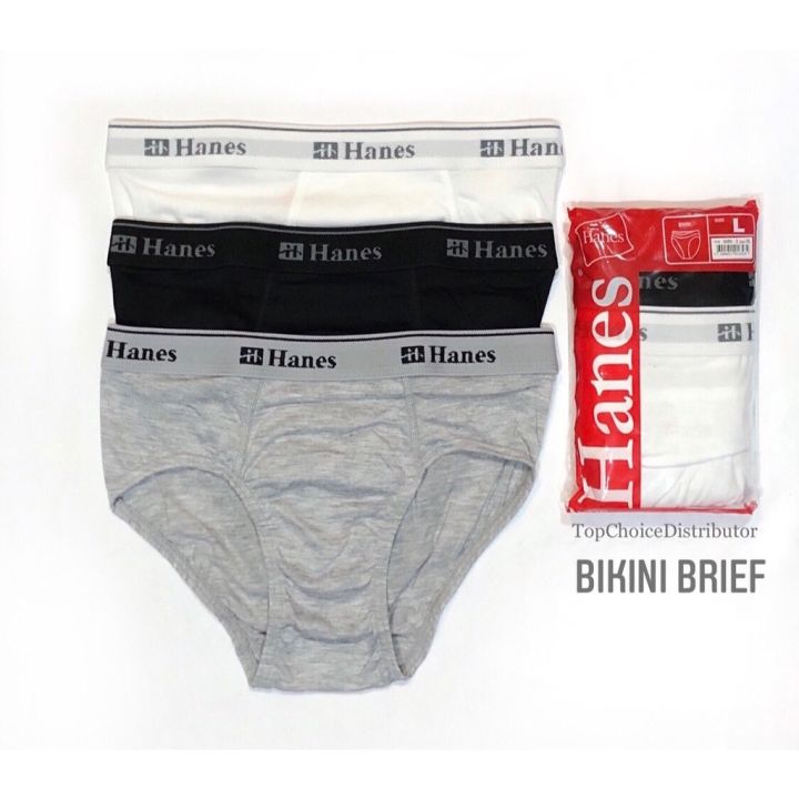 Original Hanes Bikini Brief And Hipster Brief 3pcs Lazada PH