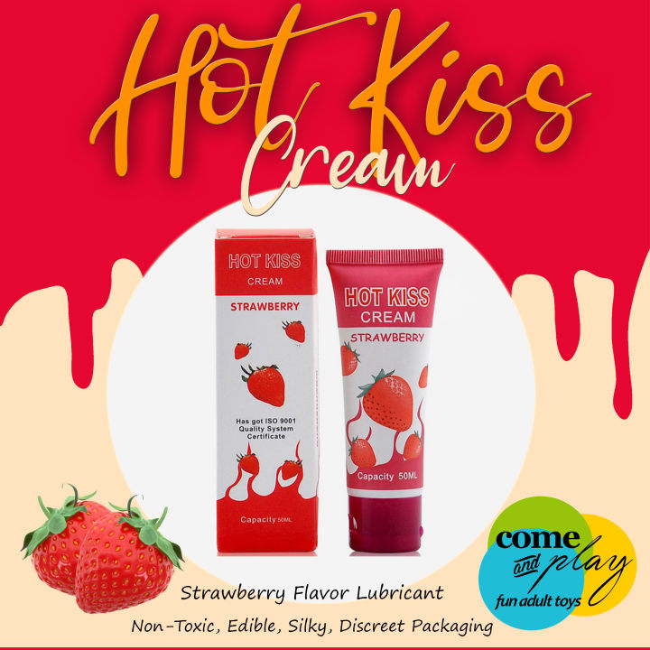 Hot Kiss 50ml Fruity Sex Lube Lubricant Strawberry Lazada PH