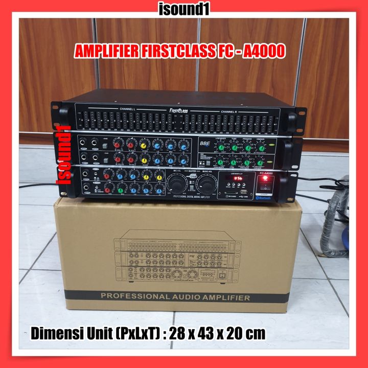 POWER MIXER AMPLIFIER KARAOKE FIRSTCLASS FC A4000 FCA4000 Lazada