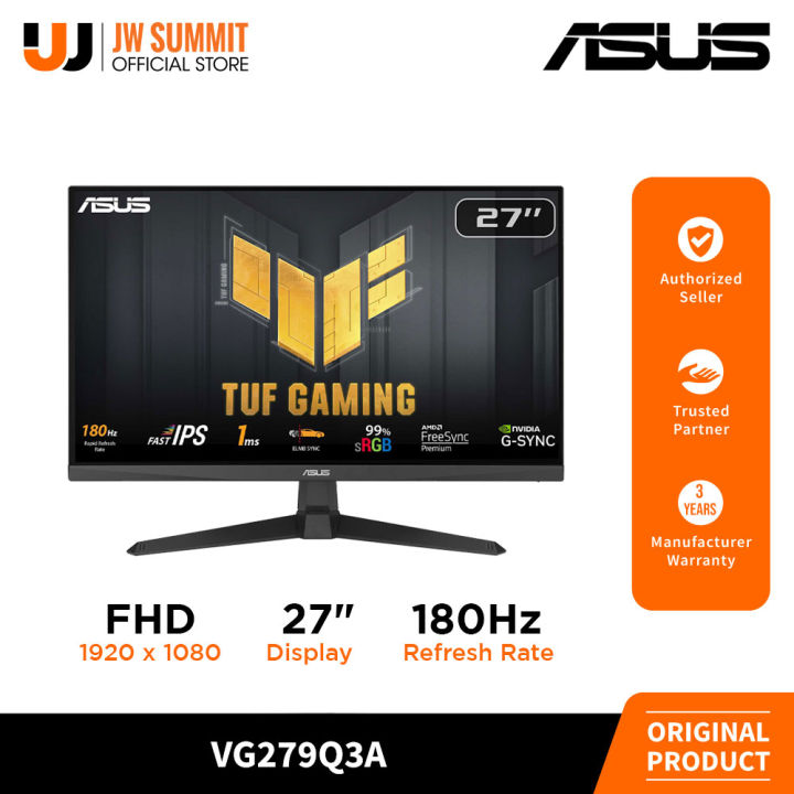 Asus Vg Q A Fhd Hz Ms Fast Ips Technology Freesync Premium G