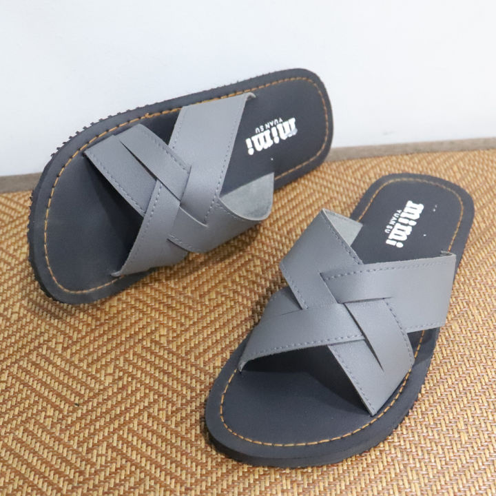 Marikina Made Leather Sandals For Men Lazada PH