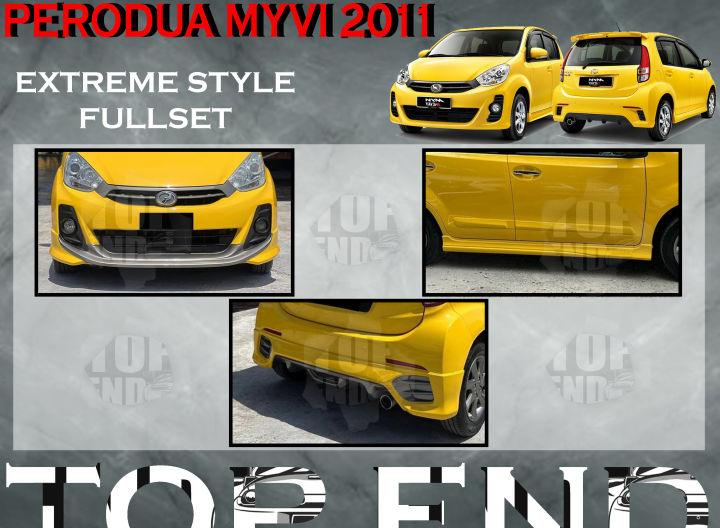 Perodua Myvi Lagi Best Extreme Bodykit Extreme For Myvi