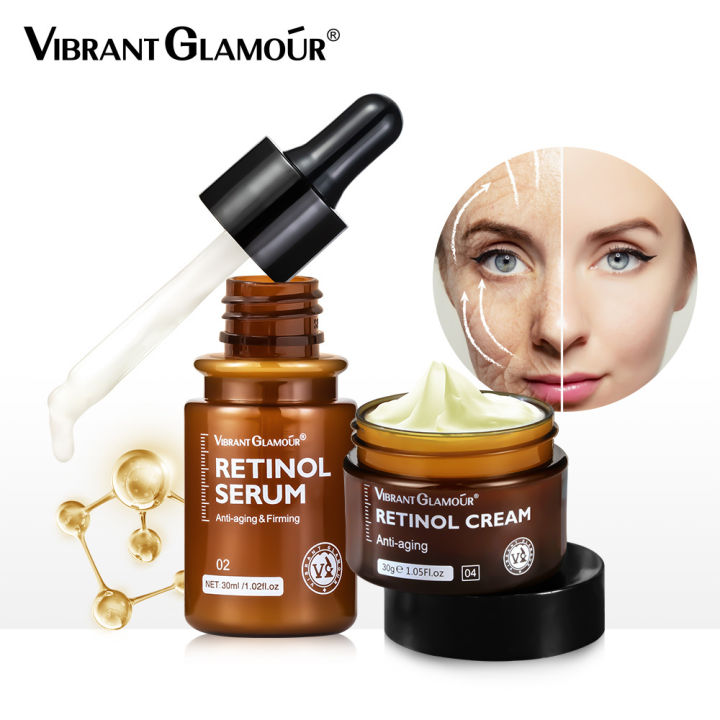 VIBRANT GLAMOUR Retinol Face Serum Moisturizing Whitening Firming Fade