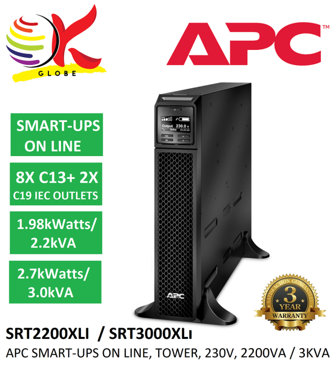 Apc Smart Ups On Line Srt Xli Va Srt Xli Kva Tower