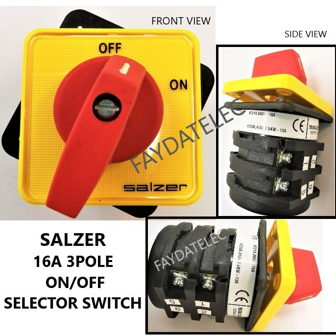 Salzer A Pole On Off Isolator Selector Switch S B Fhyr