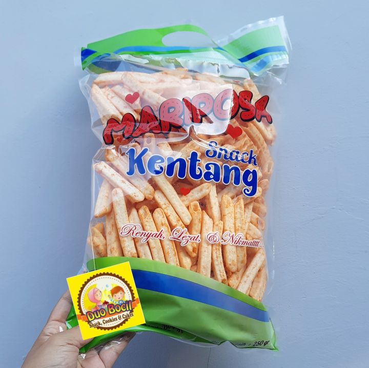 Snack Kentang Balado Mariposa 250 Gram Duo Bocil Snack Lazada Indonesia