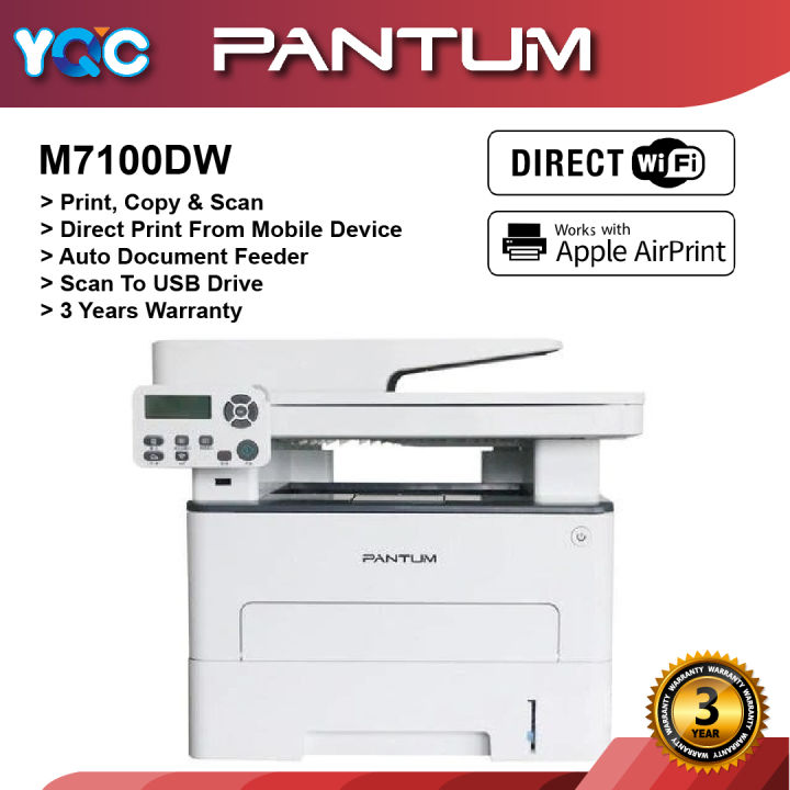 Pantum Laser Printer M Dw Monochrome Laser Printer Years Warranty