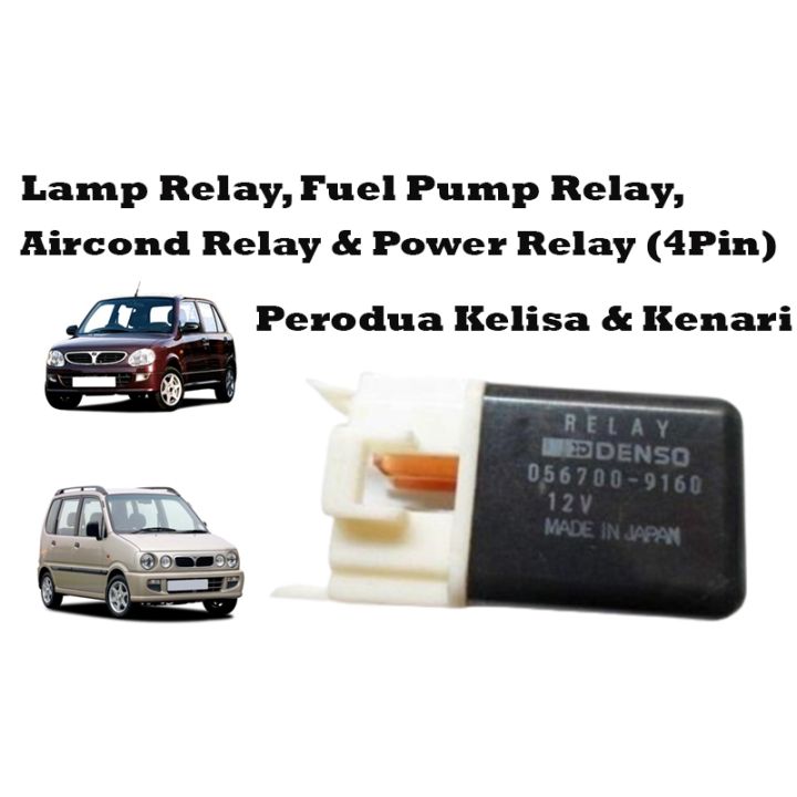 DENSO PERODUA KELISA KENARI LAMP RELAY FUEL PUMP RELAY AIRCOND