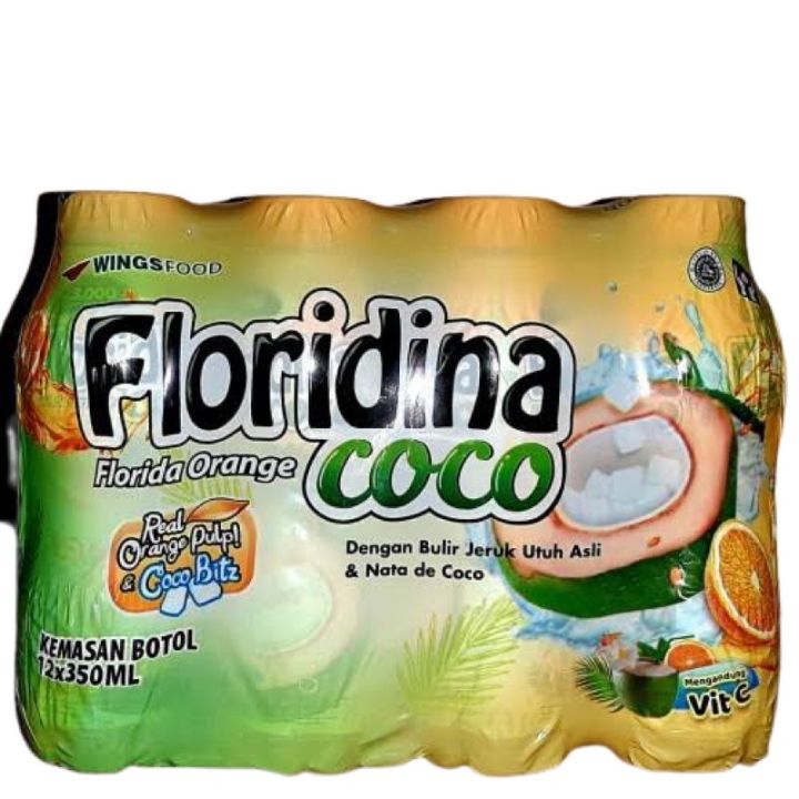 Floridina Florida Orange Coco Minuman Botol Ml Pak Isi Pcs