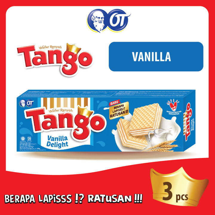 Wafer Tango Vanilla Delight Gr Isi Pcs Lazada Indonesia