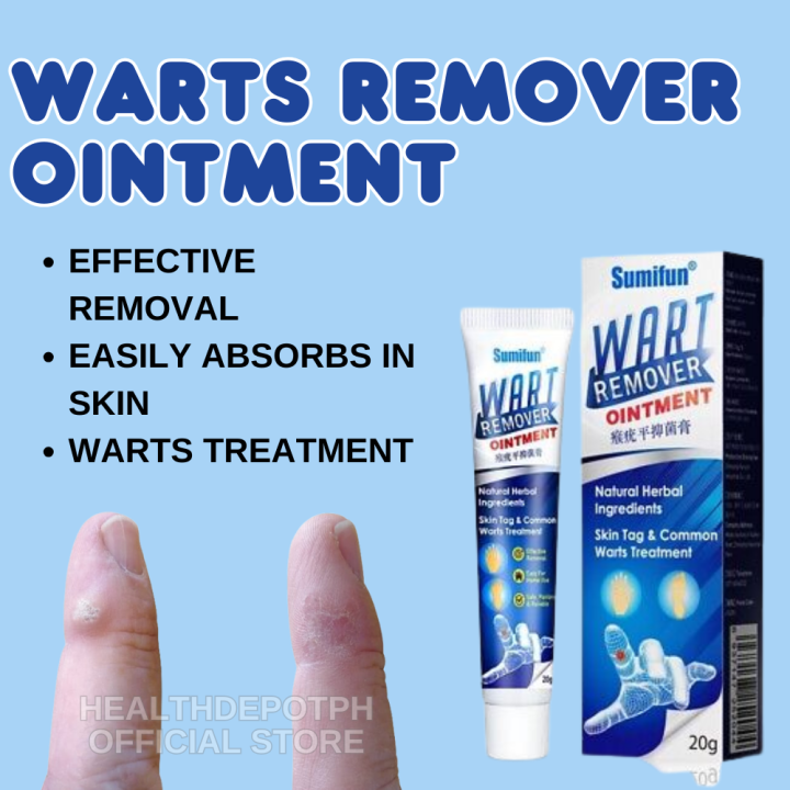 Sumifun Warts Remover Original Kulugo Remover Cream Natural Herbal Wart