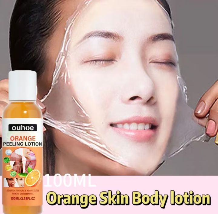 Yellow Peeling Oil Orange Peel Body Lotion 100ml Whitening Artifact