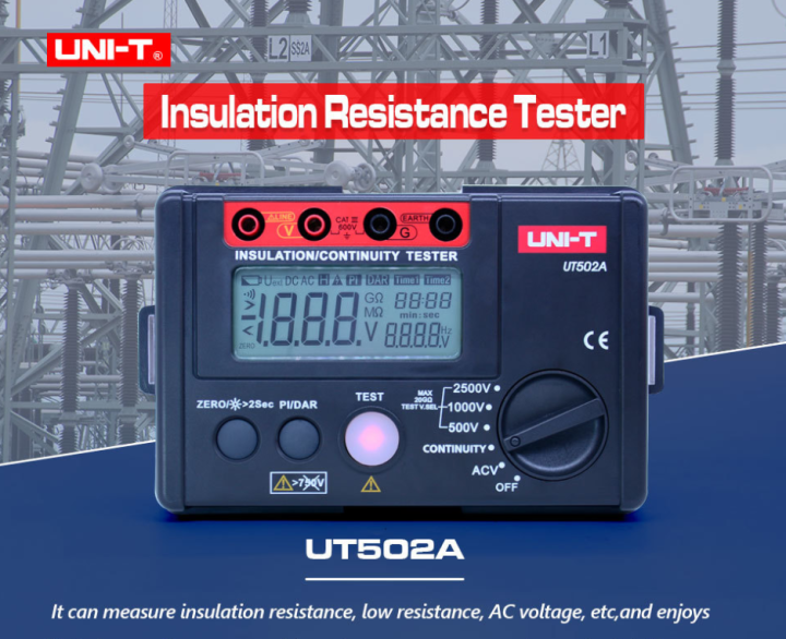 Megger Meter Uni T Ut A Digital Insulation Resistance Tester