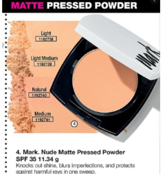 Mark Nude Matte Pressed Powder SPF 30 Lazada PH