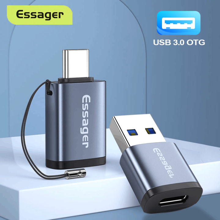 Essager USB 3 0 Type C OTG Adapter Type C USB C Male To USB Female