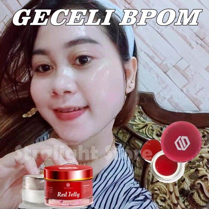 CREAM CANTIK GECELI RED JELLY EXTRA GLOWING Flawless Glow Red Jelly