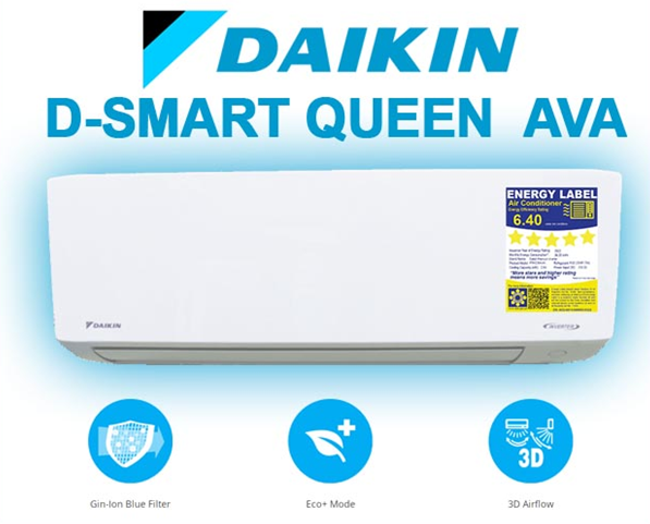 Daikin Split Type Aircon D Smart Queen Inverter Hp Ftkc Ava