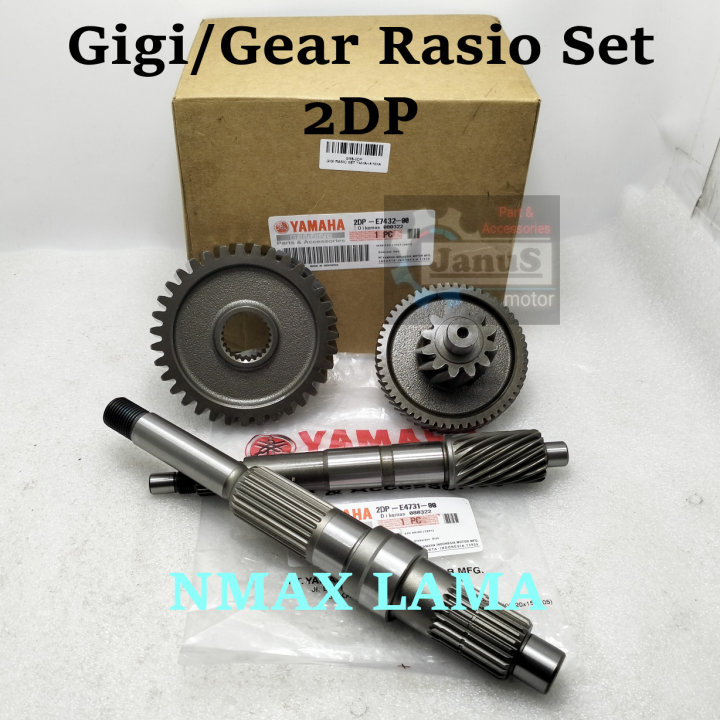 Gigi Gear Rasio Set 2DP YAMAHA NMAX OLD LAMA KUALITAS ORIGINAL PRESISI