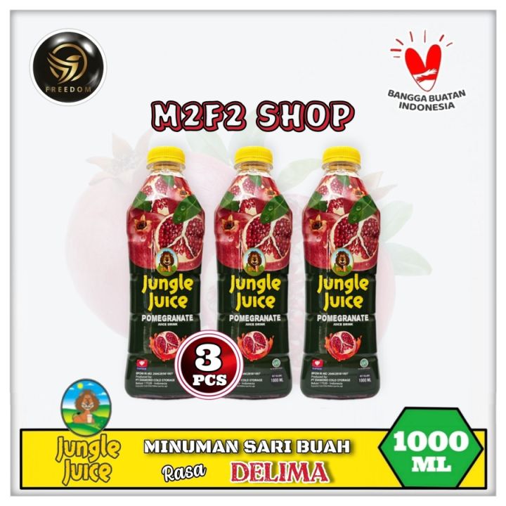 Diamond Jungle Juice Pomegranate Jus Delima Botol Pet 1000 Ml 1