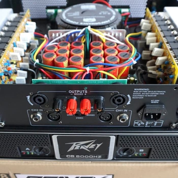 POWER AMPLIFIER PEAVEY CS 8000HZ CS8000HZ CS8000 CS 8000 AMPLI