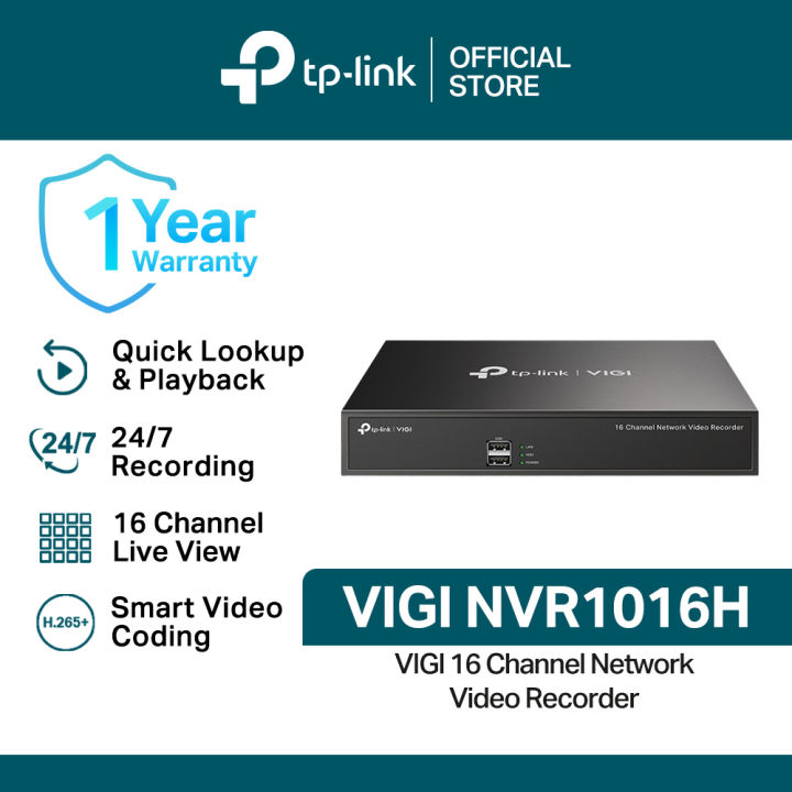 Tp Link Vigi Nvr H Channel Network Video Recorder Cctv Nvr