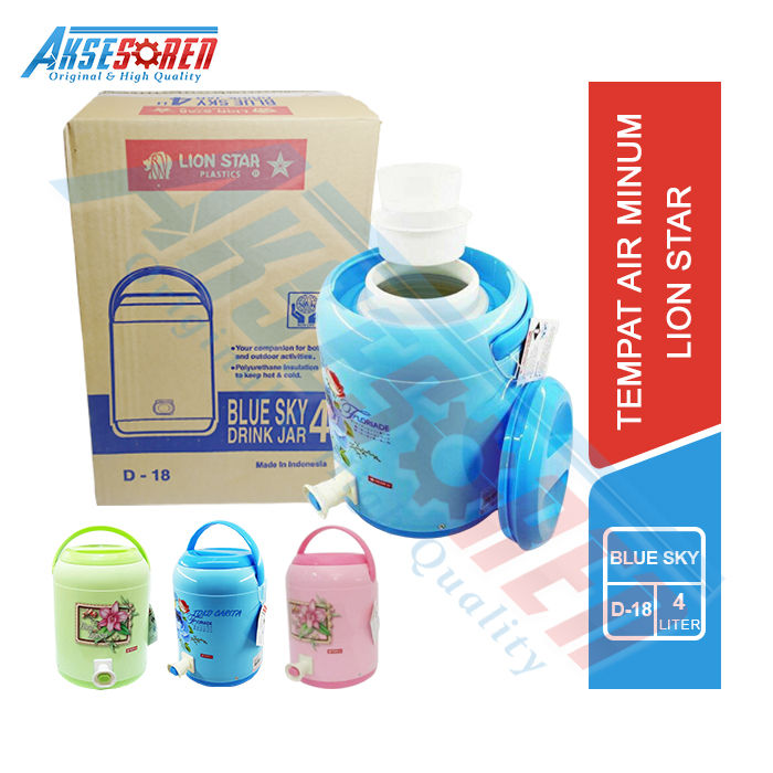 Blue Sky Lion Star D Liter Drink Jar Dispenser Air Minuman