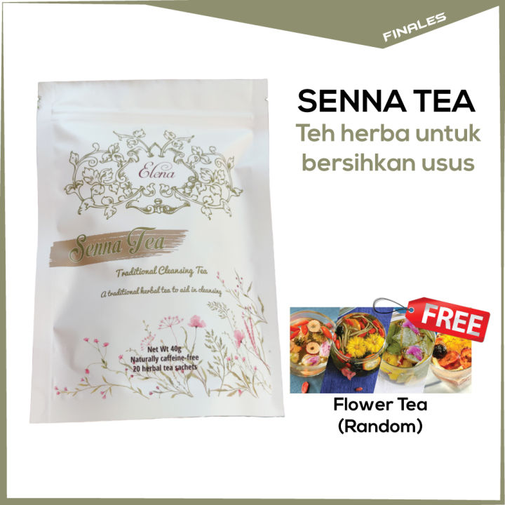 Sanna Teh Sunnah Tea Senna Leaf Daun Cinamaki Daun Teh Sanna Original