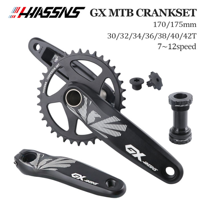 Hassns Gx Bicycle Crankset Gxp Mtb Bike Crank Chainring Bike Mm