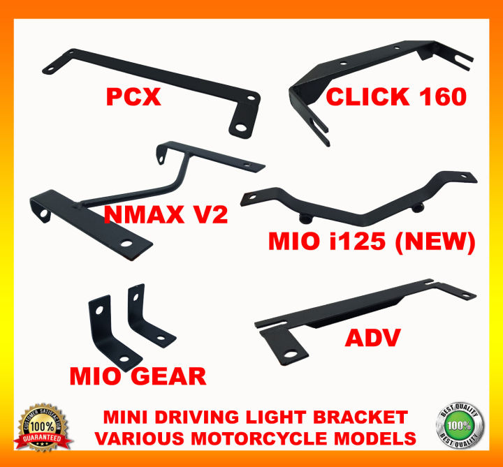 Mini Driving Light Bracket Mm Thick Reinforced Steel For Mio I Adv