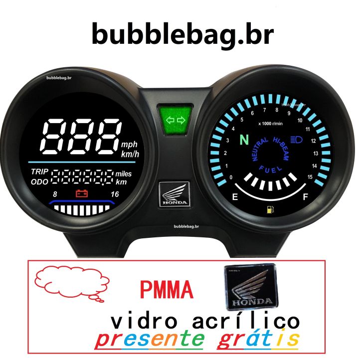 Digital Meter Dashboard LED Electronics Motorcycle RPM Meter