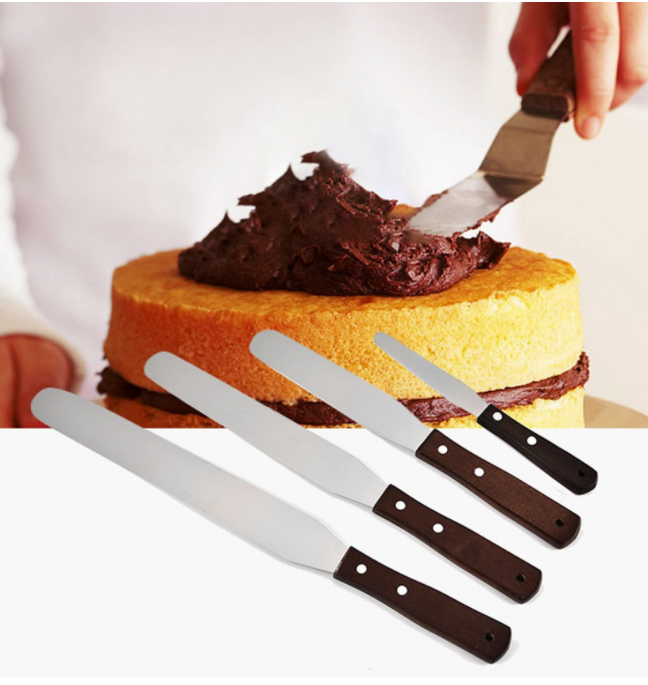 4 6 8 10 Inch Stainless Steel Cake Spatula Butter Cream Icing Frosting