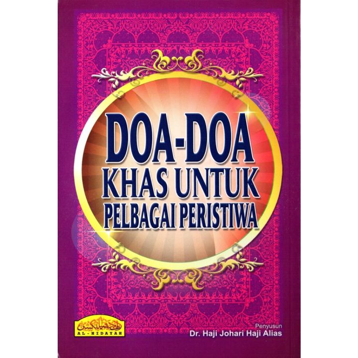 BBO Buku Al Hidayah Doa Doa Khas Untuk Pelbagai Peristiwa Saiz Besar