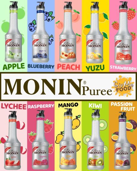 โมแนง เพยวเร MONIN Puree โมนนเพยวเร โมนน โมแนงต 1L yuzu ยส