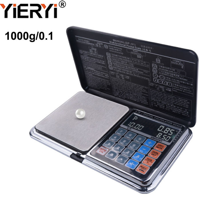 Yieryi New 0 01G 300g 500g 1000g Mini Digital Scale Portable LCD