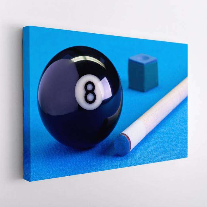 Billiards Wall Art Ball Canvas Print Billiards Wall Decor Billiards