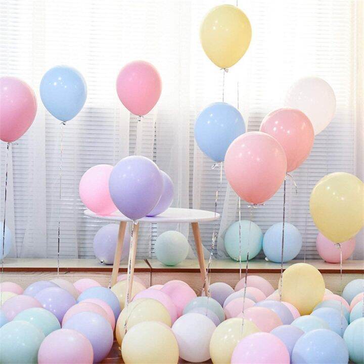 Balon Latex Warna Pastel Macaron Paket Isi 10 Pcs Ukuran 10 Inch