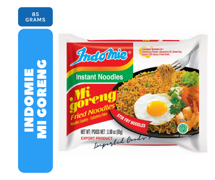 Indomie Mi Goreng Instant Stir Fry Noodles Halal Certified Original