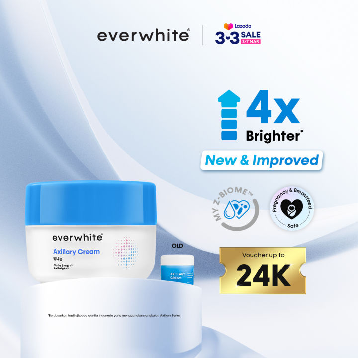 Everwhite Axillary Cream Krim Pencerah Ketiak Lipatan Hitam