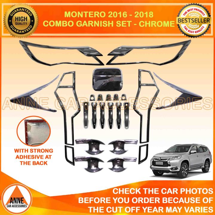 Mitsubishi Montero Sports GLX GLS GT 2016 2023 GLX Black Chrome Montero