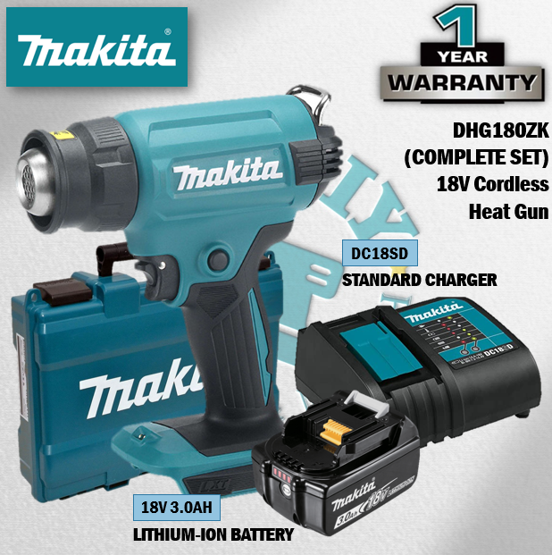 MAKITA DHG180ZK 18V Cordless Heat Gun Lazada