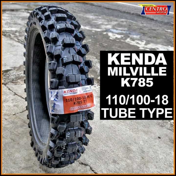 BAN TRAIL KENDA K785 UKURAN 110 100 RING 18 TRABAS MOTOCROSS Lazada