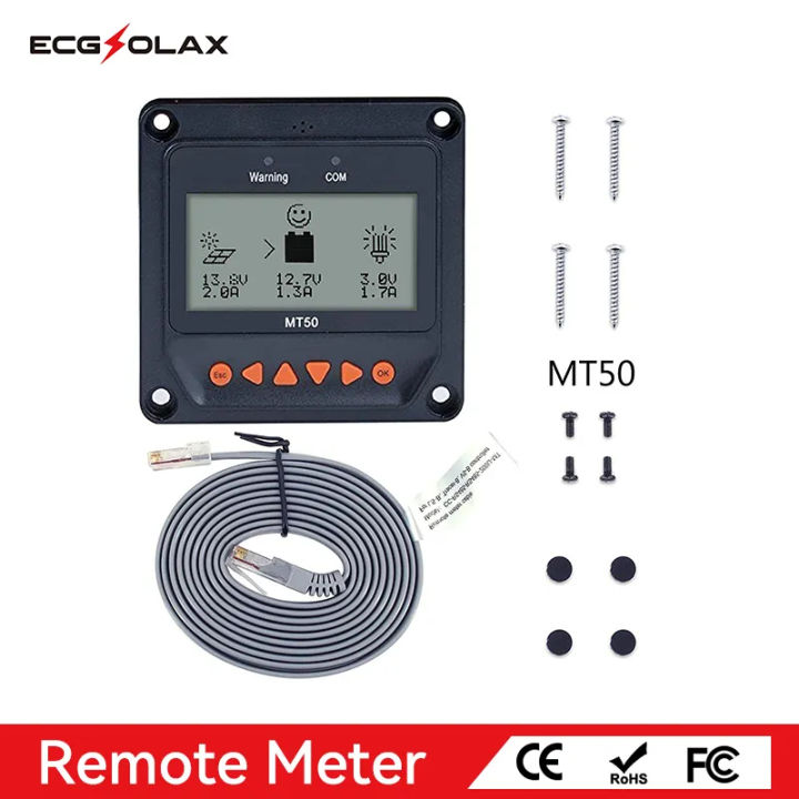 Ecgsolax Mt Remote Meter Display For Epever Mppt Solar Charge