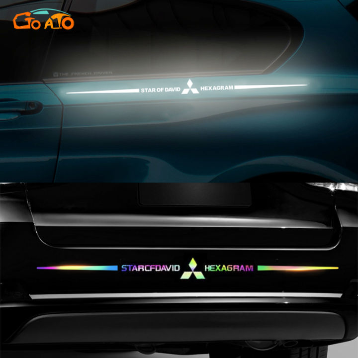 GTIOATO 65CM Car Laser Colorful Reflective Waterproof Sticker Scratch