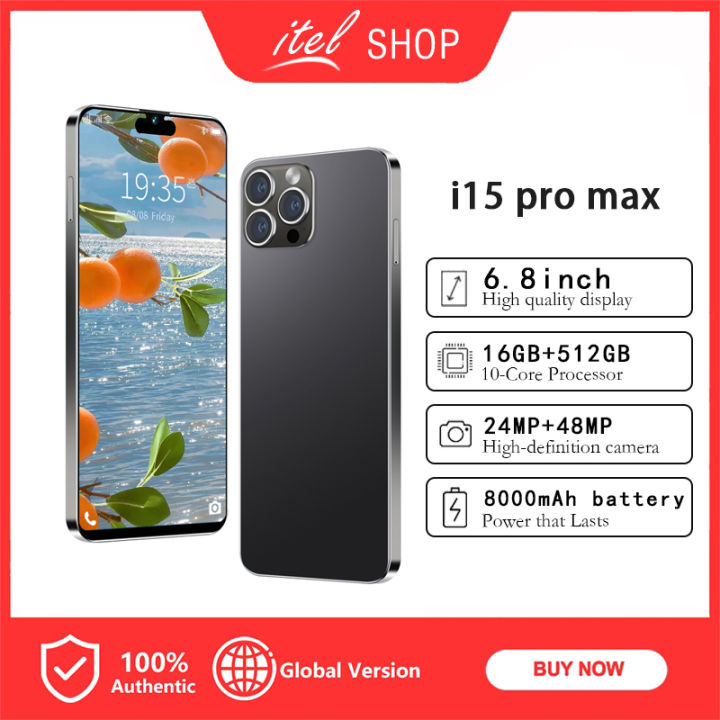 New Original ITEL I15 Pro Max Smartphone 6 8 Inch Hd Full Screen Face